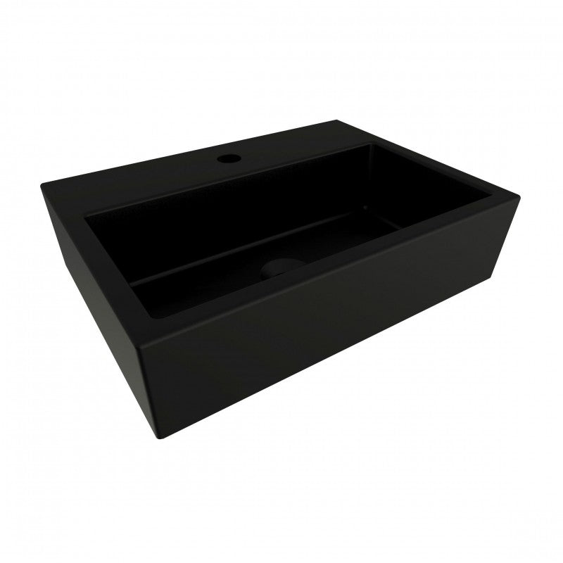 Waskom Zwart Mat 50x37cm