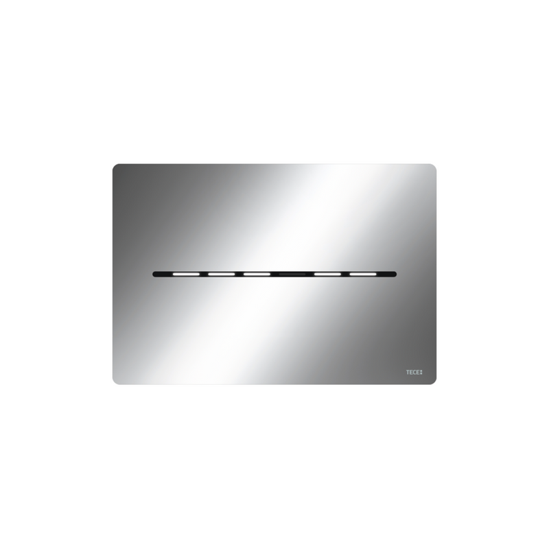 Renga Waku Wc-elektronica Met Handsfree Bediening, 6 V Batterij, Chroom Glanzend