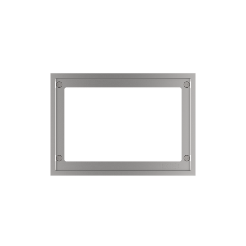 Renga Waku Wc-afdekframe Voor Wc-inbouwframe, Glanzend Metaal