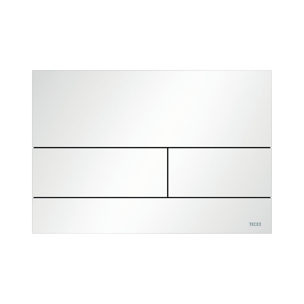 Tecesquare Ii Metaal Wc-bedieningsplaat Voor Duospoeltechniek - Mat Wit