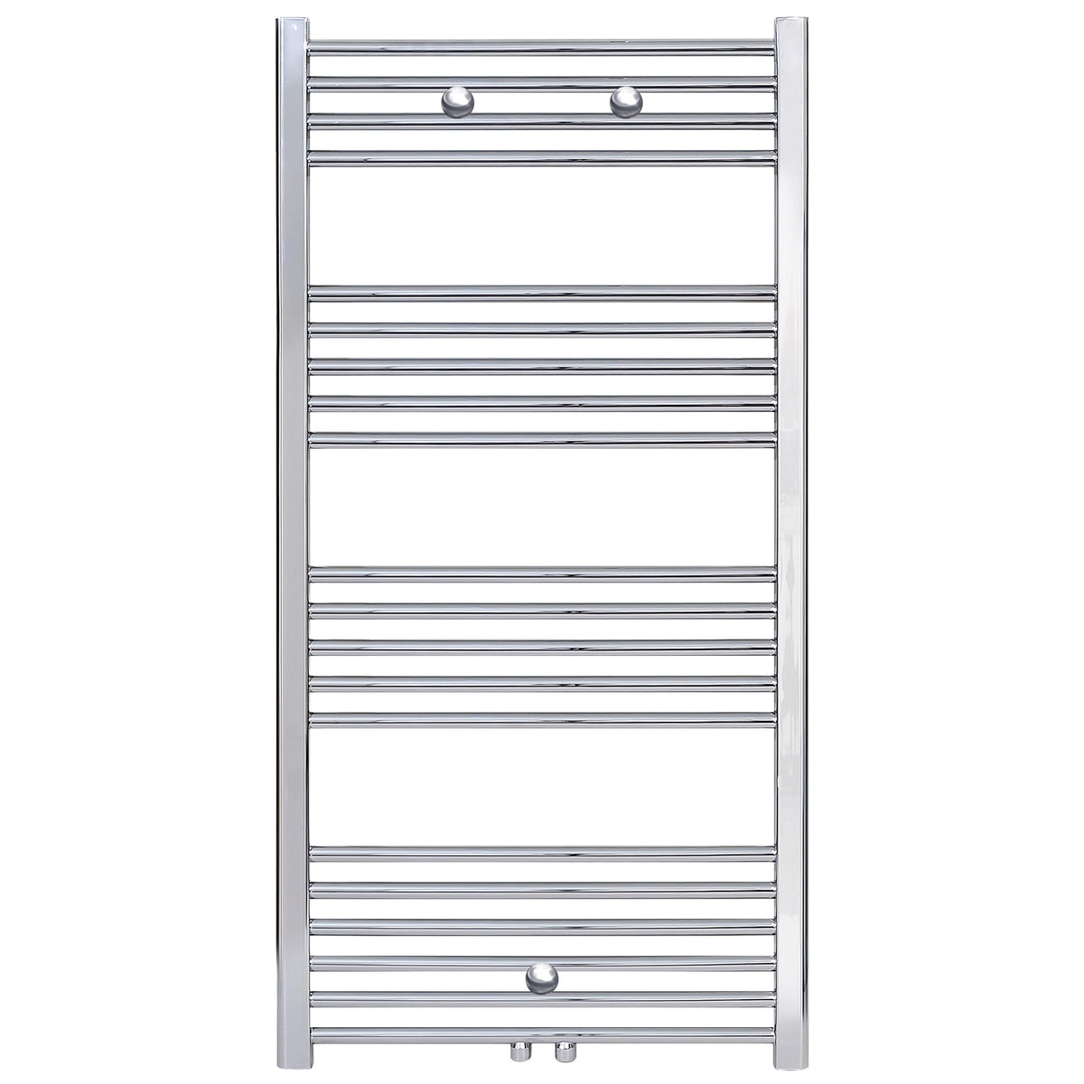 Handdoek Radiator Midden Aansluiting Chroom 1200x500-376watt