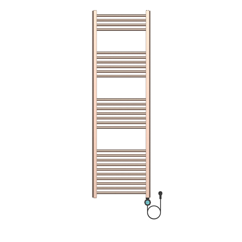 Hinata Gloda Elektrische Handdoekdroger - Met Digitale, Programeerbare Thermostaat - Smart Wifi - Aansluiting Rechts - 900w - 1600x500 Mm