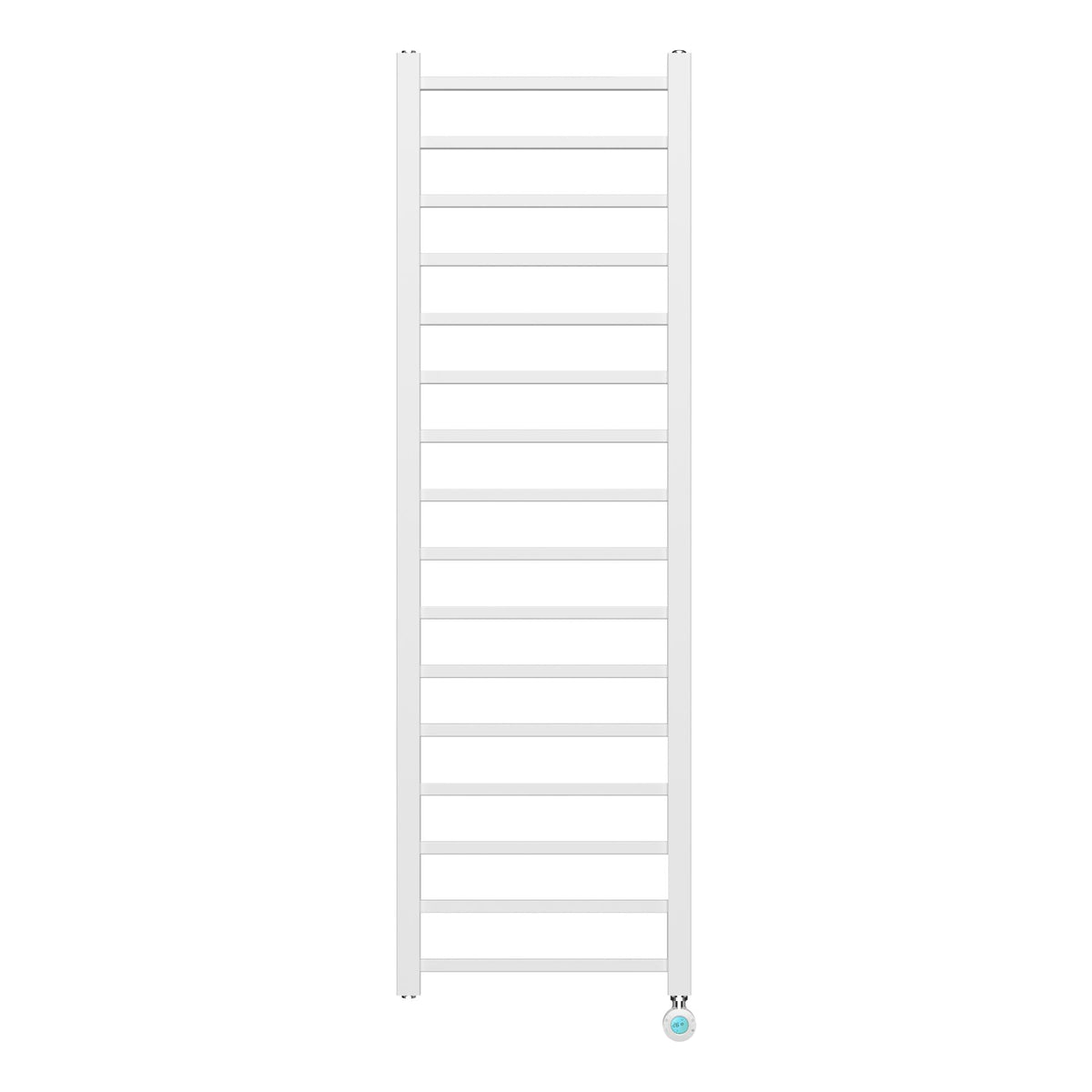 BELRAD ELEKTRISCHE HANDDOEKDROGER - MET DIGITALE, PROGRAMEERBARE THERMOSTAAT - AANSLUITING RECHTS - 551W - 1600X500 MM - WIT