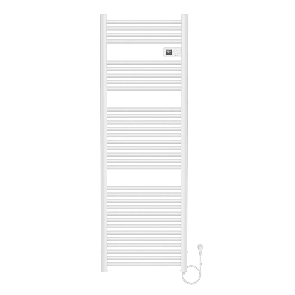 BELRAD ELEKTRISCHE HANDDOEKDROGER - MET DIGITALE PROGRAMEERBARE THERMOSTAAT - SMART WIFI - 850W - 1600X540X133 MM - GLANZEND WIT