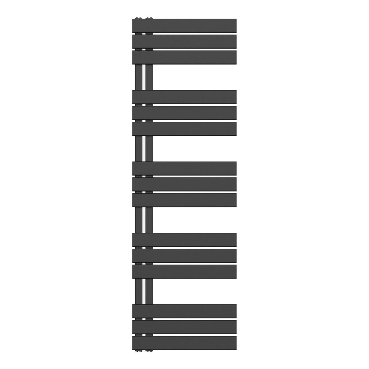 HANDDOEKRADIATOR LINKS AANSLUITING/COMB- ZWART 1600X500-755W