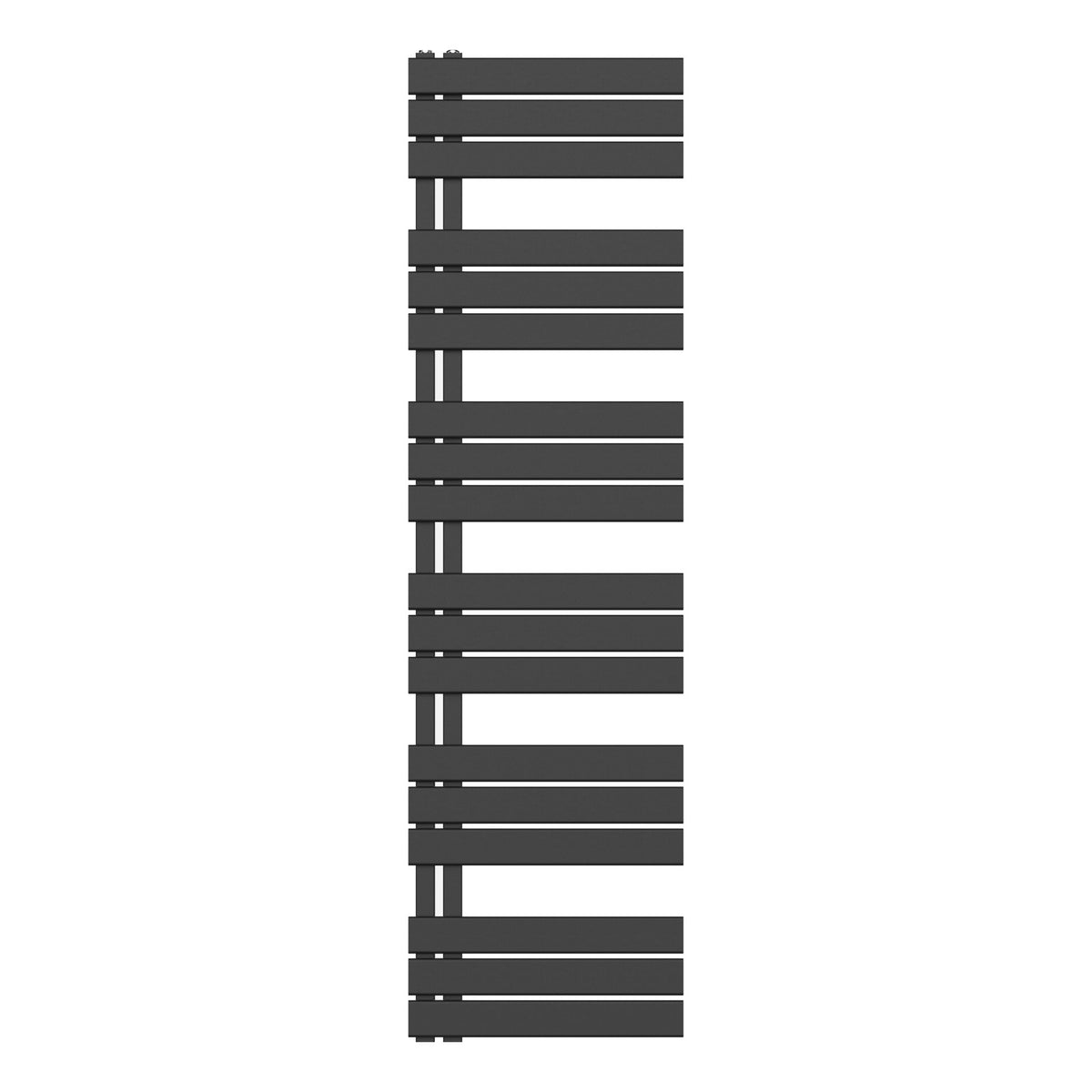 HANDDOEKRADIATOR LINKS AANSLUITING/COMB- ZWART 1800X500-890W