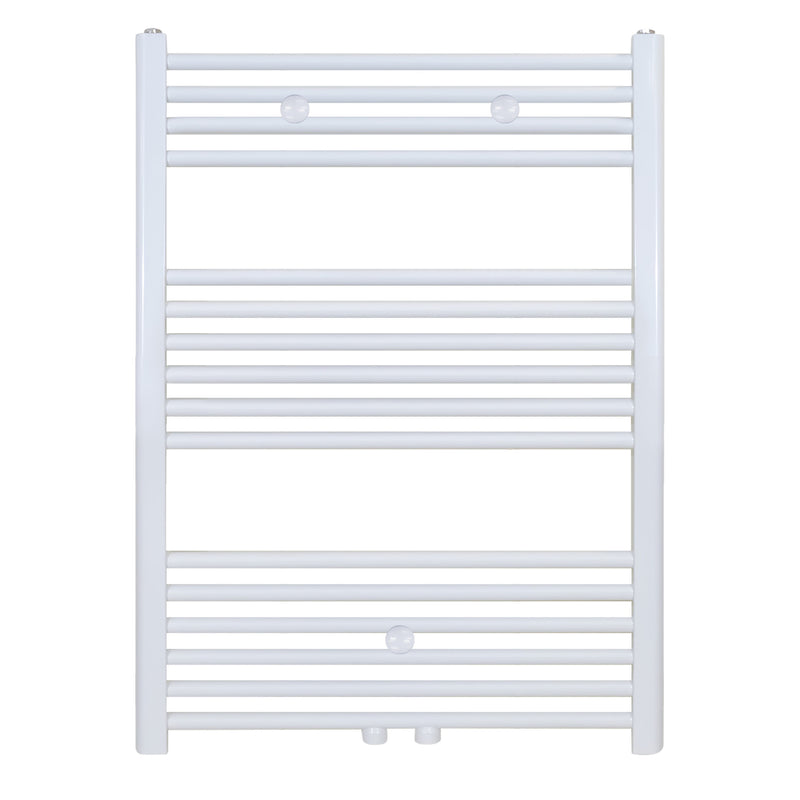 Hinata Solva Handdoekdroger - Links-rechts/middenaansluiting - 496 Watt - 1000x600cm - Glanzend Wit