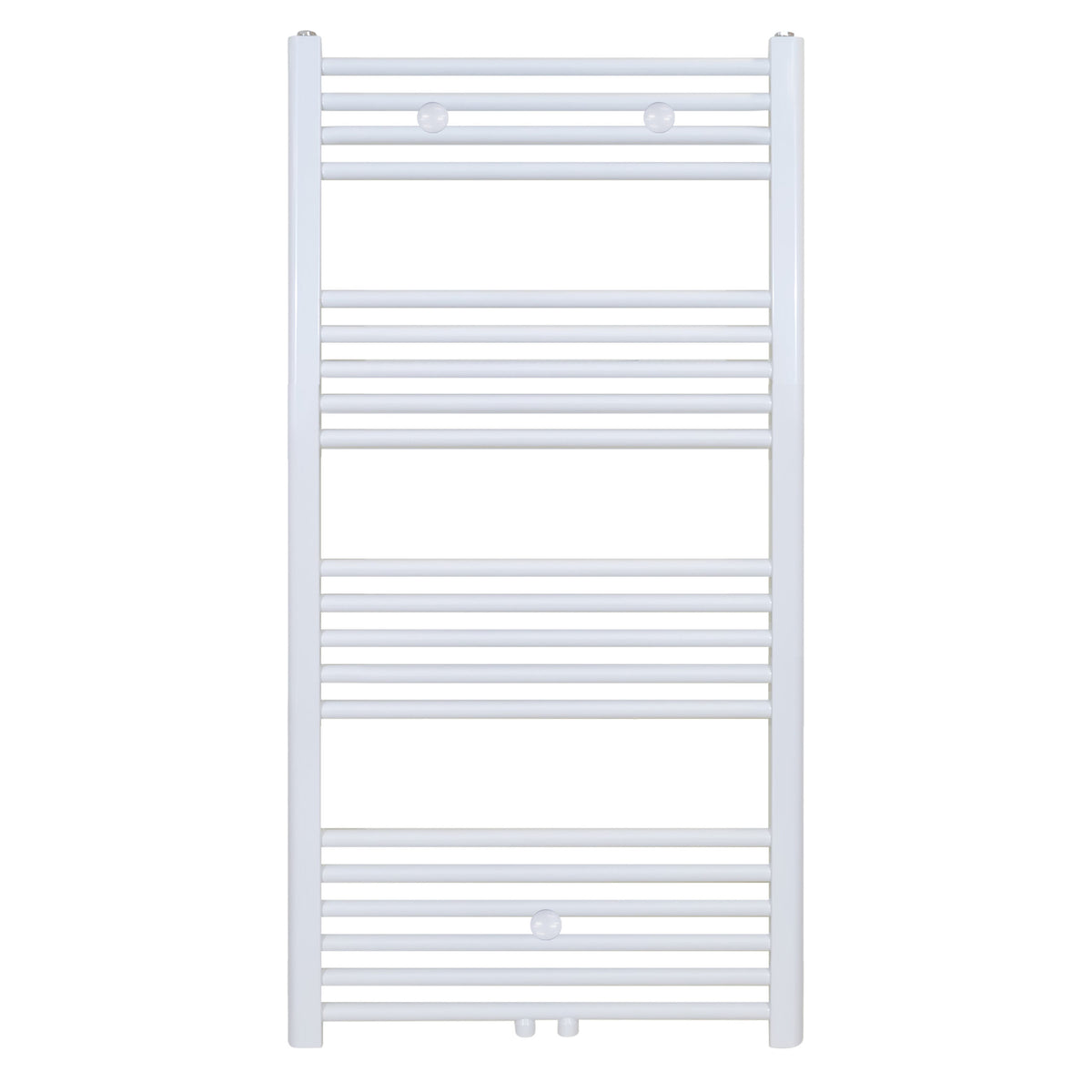 Belrad Handdoekdroger - Links-rechts/middenaansluiting - 537 Watt - 1200x500cm - Glanzend Wit
