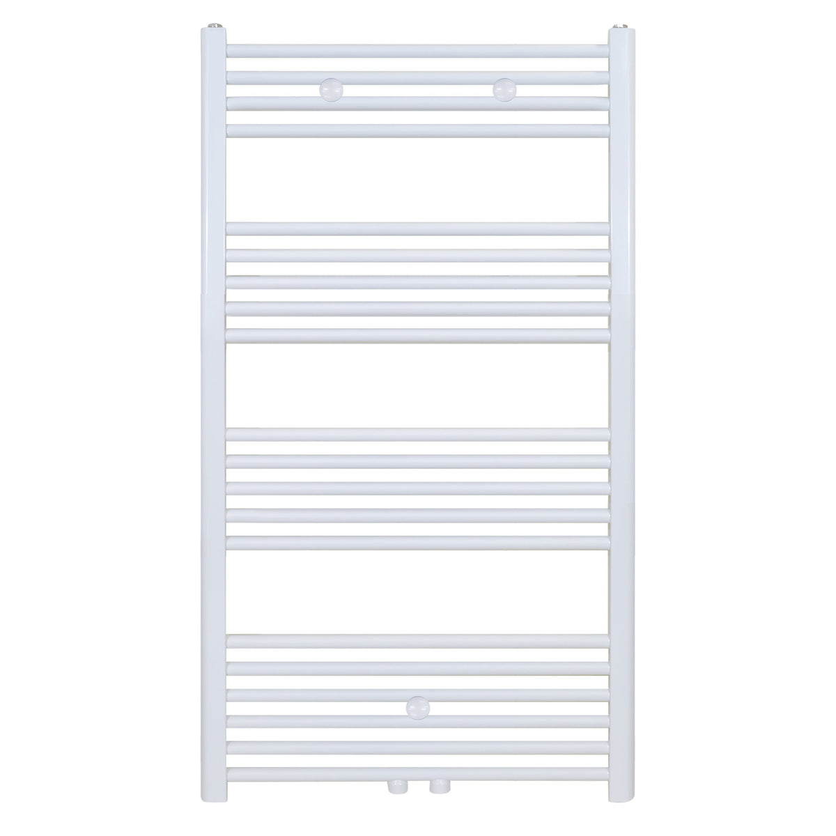 Belrad Handdoekdroger - Links-rechts/middenaansluiting - 616 Watt - 1200x600cm - Glanzend Wit