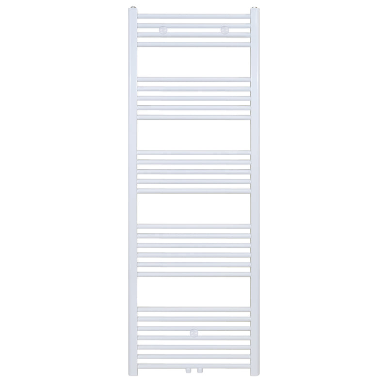 Hinata Solva Handdoekdroger - Links-rechts/middenaansluiting - 614 Watt - 1600x400cm - Glanzend Wit