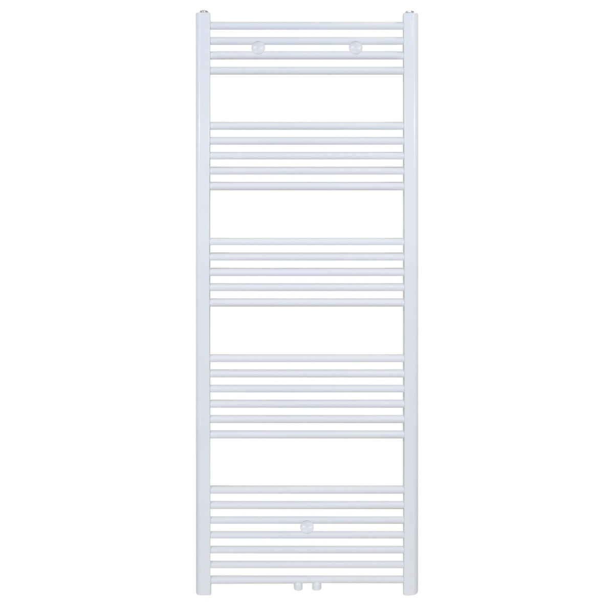 BELRAD HANDDOEKDROGER - LINKS-RECHTS/MIDDENAANSLUITING - 721 WATT - 1600X500CM - GLANZEND WIT