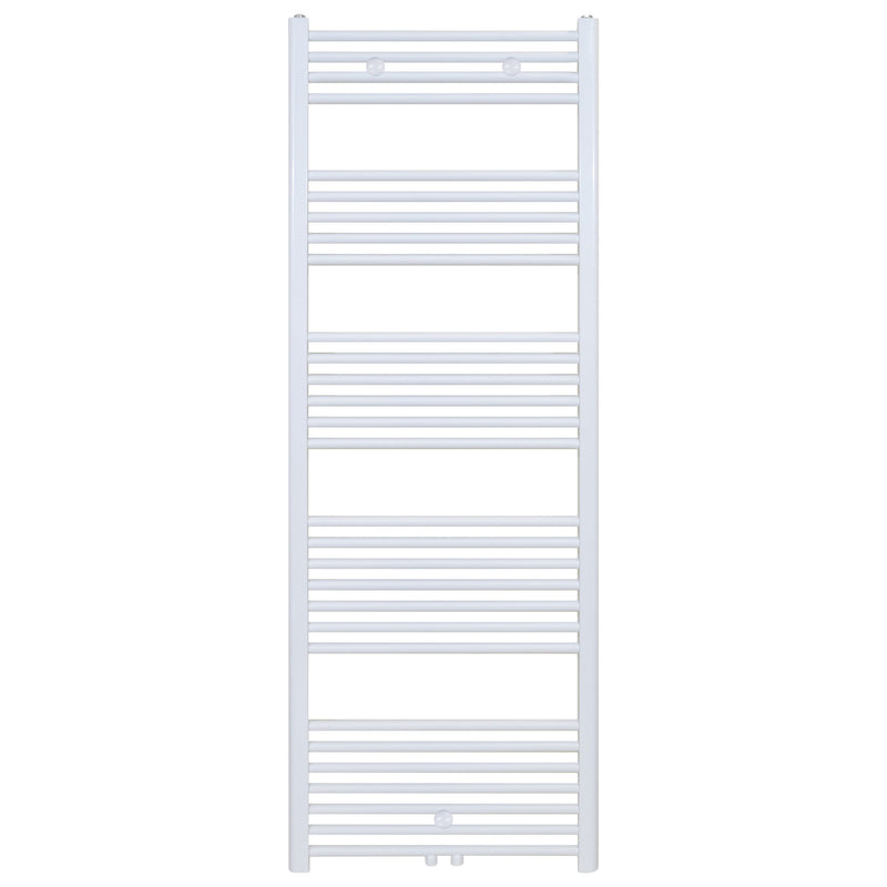 Hinata Solva Handdoekdroger - Links-rechts/middenaansluiting - 771 Watt - 1700x500cm - Glanzend Wit