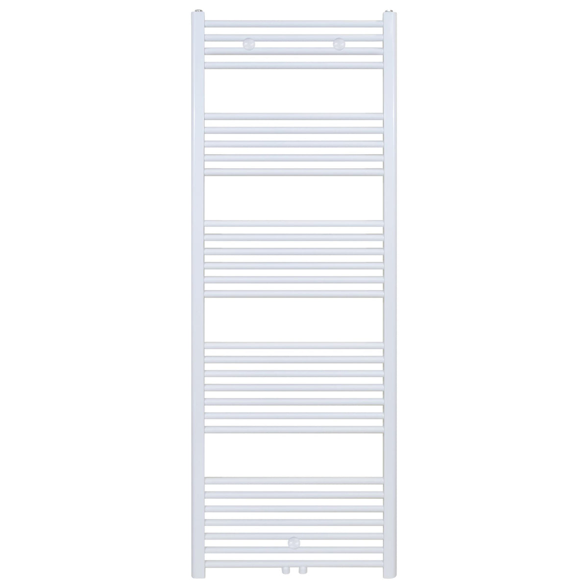 BELRAD HANDDOEKDROGER - LINKS-RECHTS/MIDDENAANSLUITING - 771 WATT - 1700X500CM - GLANZEND WIT