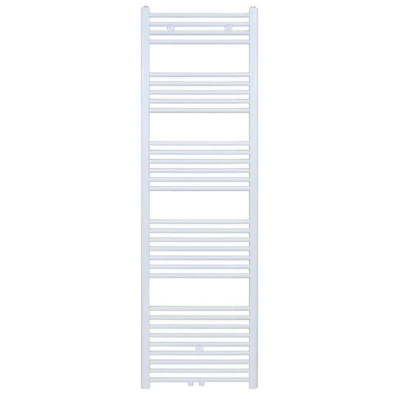 Hinata Solva Handdoekdroger - Links-rechts/middenaansluiting - 699 Watt - 1800x400cm - Glanzend Wit