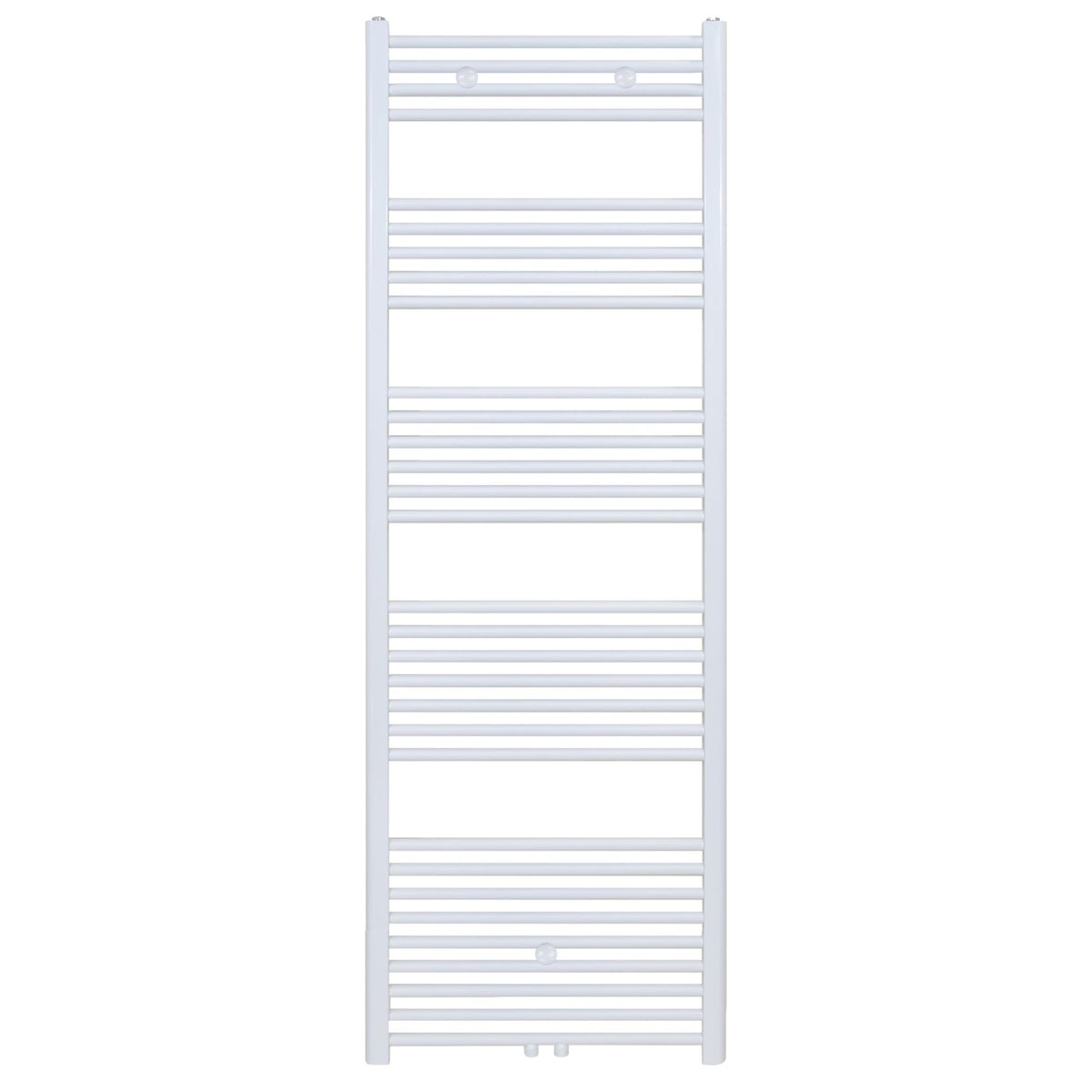 BELRAD HANDDOEKDROGER - LINKS-RECHTS/MIDDENAANSLUITING - 821 WATT - 1800X500CM - GLANZEND WIT