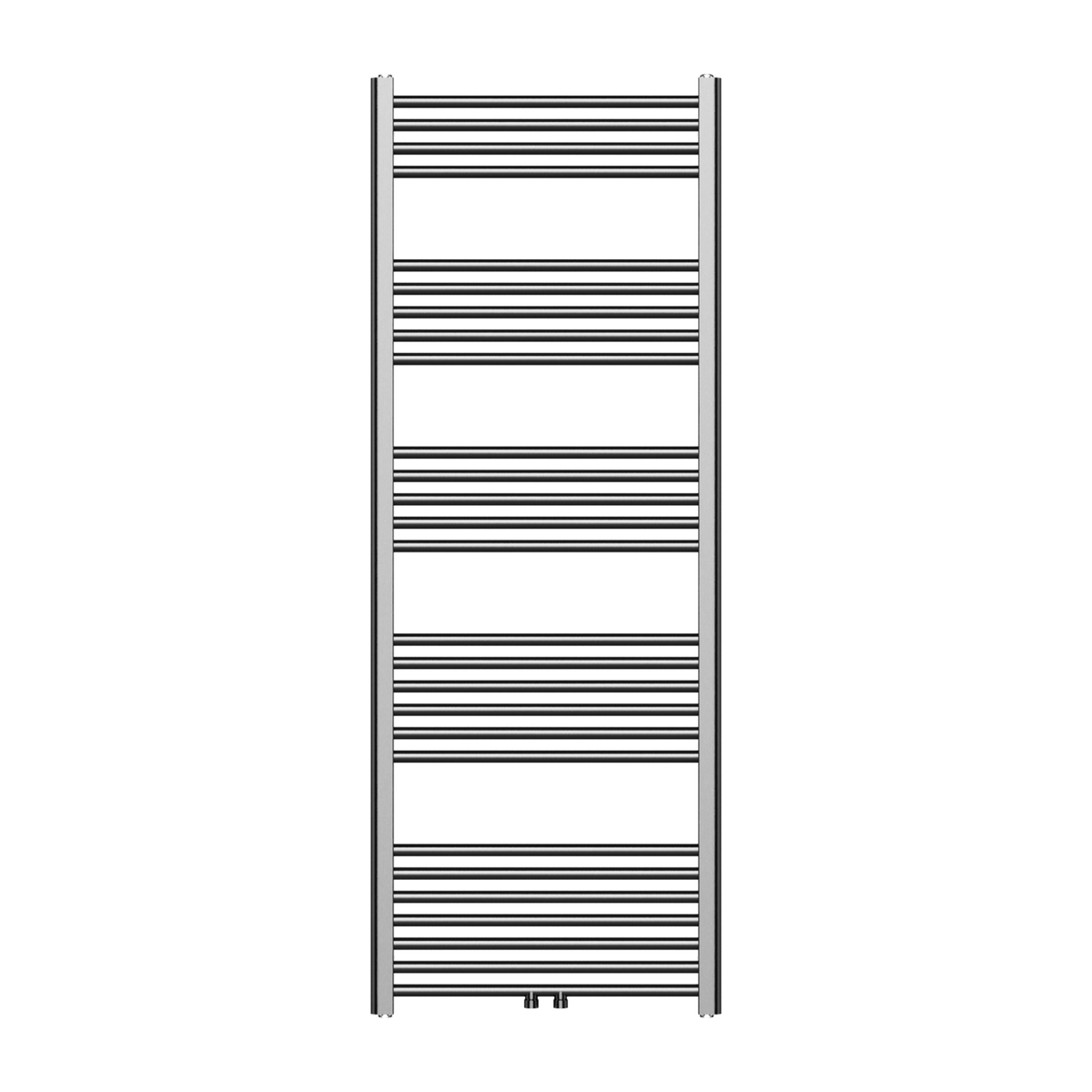 BELRAD HANDDOEKDROGER - LINKS-RECHTS/MIDDENAANSLUITING - 557 WATT - 1600X600CM - GUNMETAL