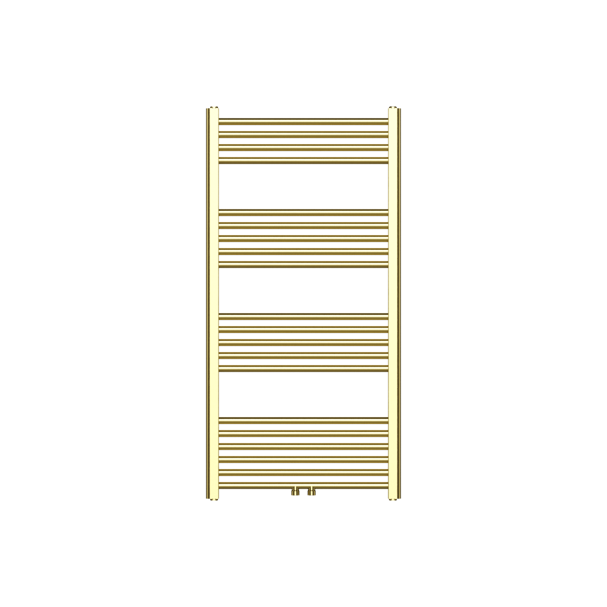 BELRAD HANDDOEKDROGER - LINKS-RECHTS/MIDDENAANSLUITING - 414 WATT - 1200X600CM - GEBORSTELD GOUD