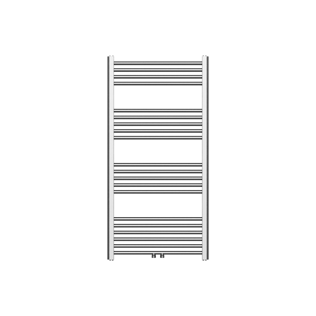BELRAD HANDDOEKDROGER - LINKS-RECHTS/MIDDENAANSLUITING - 414 WATT - 1200X600CM - GEBORSTELD RVS