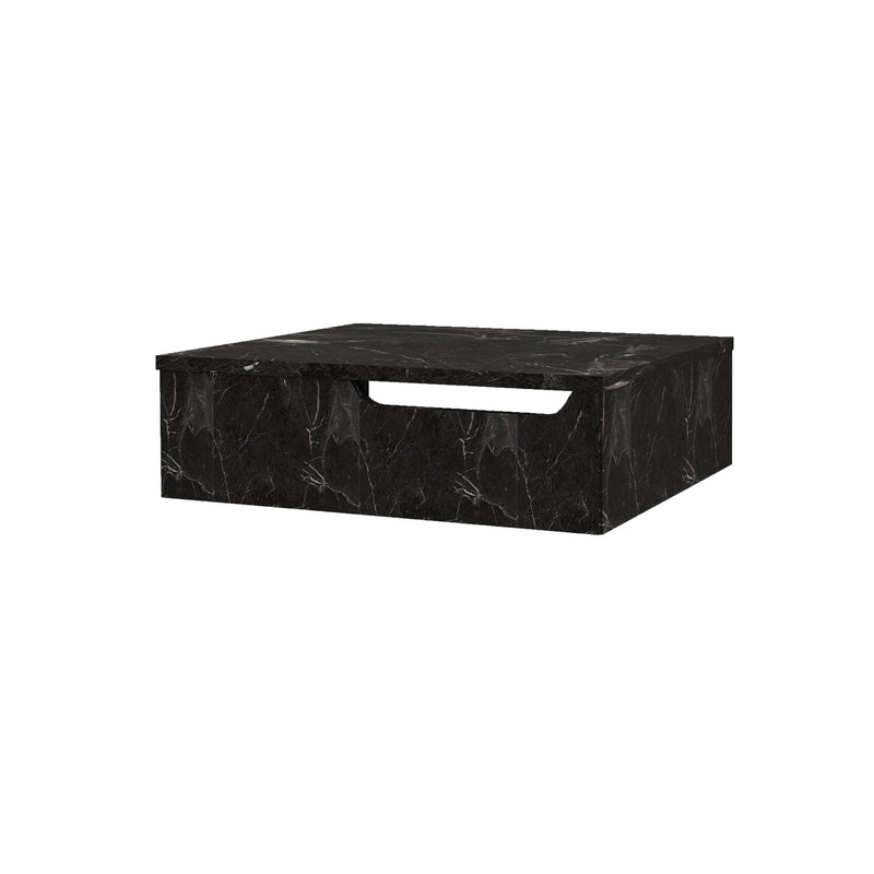 Nukumo Enju Onderkast Met Handdoekuitsparing (60cm) - Zwart Marmer