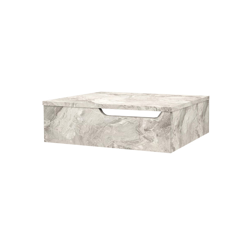 Nukumo Enju Onderkast Met Handdoekuitsparing (60cm) - Grijs Marmer