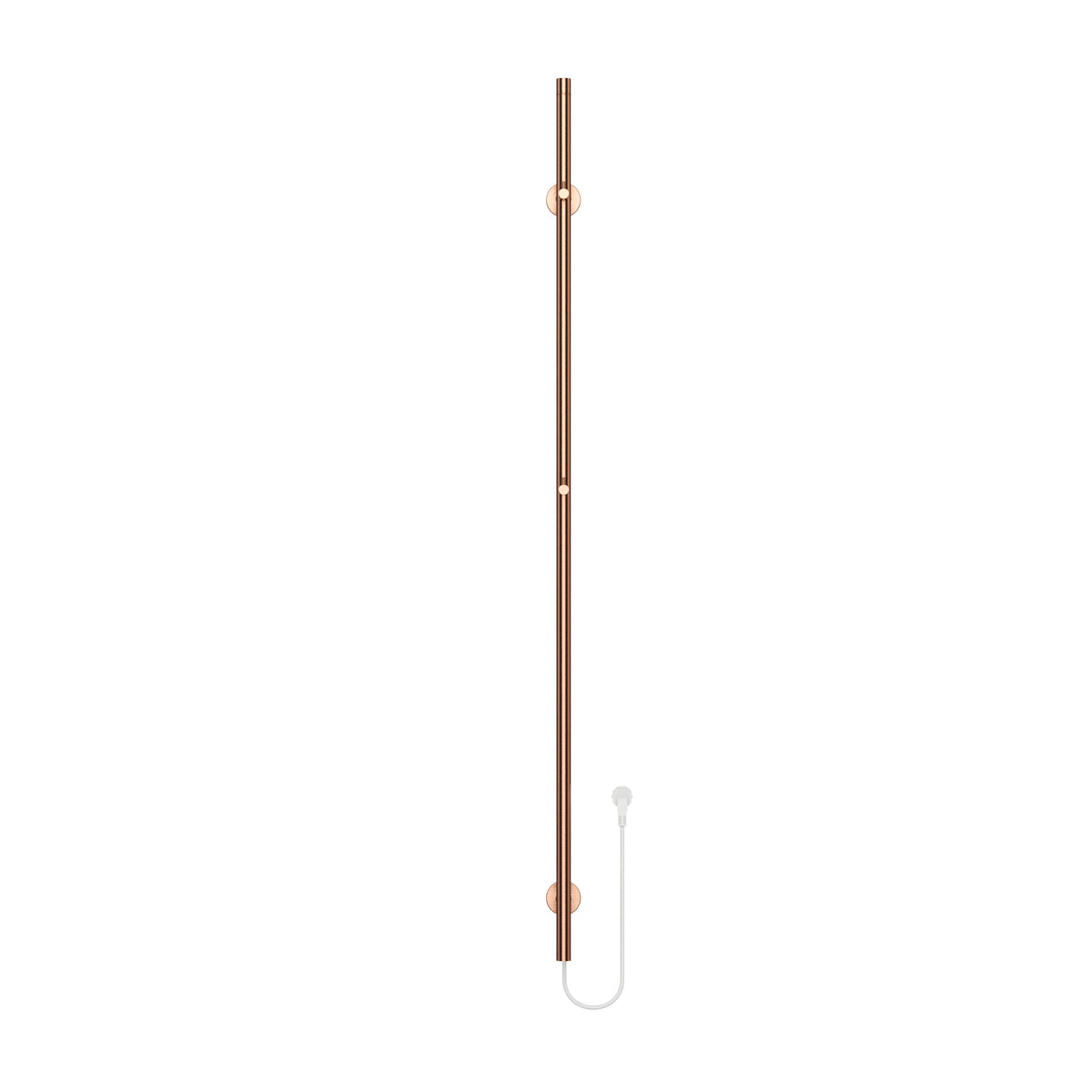 Belrad Elektrische Staafhanddoekdroger - Enkel - Met Digitale, Programeerbare Thermostaat - 60W - Ø2,5cm - 150x6,3x12,7 Cm