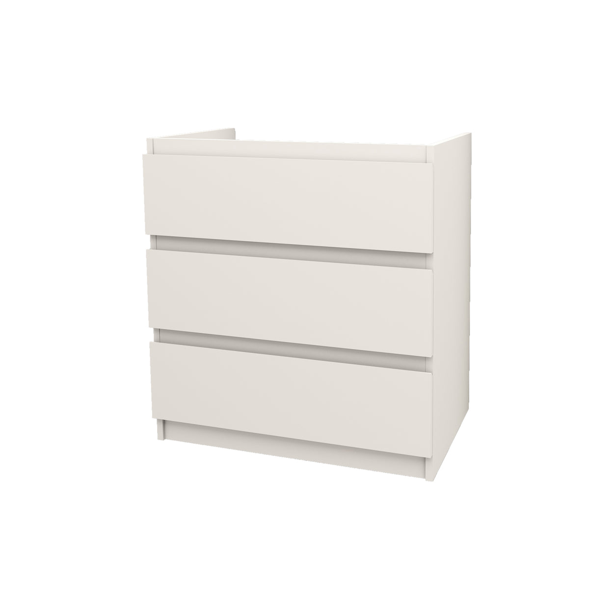 Jupiter Onderkast (80cm) - Mat Wit