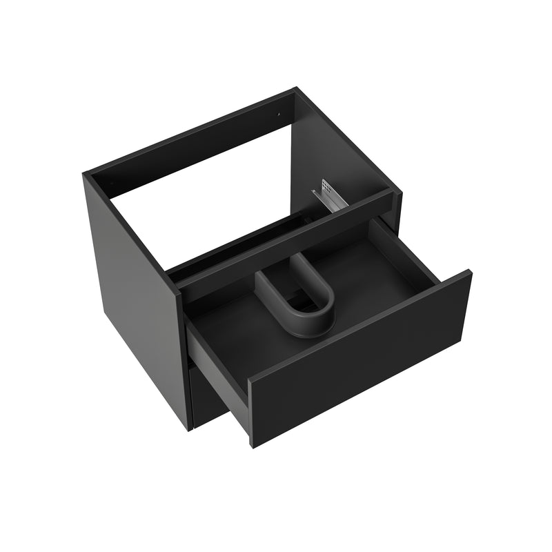 Sorei Kiri Wastafelonderkast - 2 Lades - Softclose - Greeploos - 59,5x50x45 Cm
