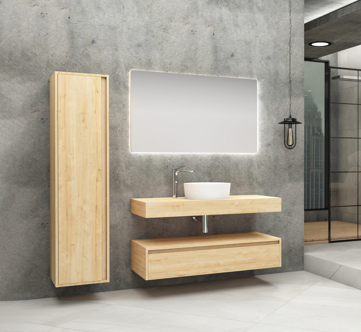 Aloni Lina Onderkast (120cm) - Safir