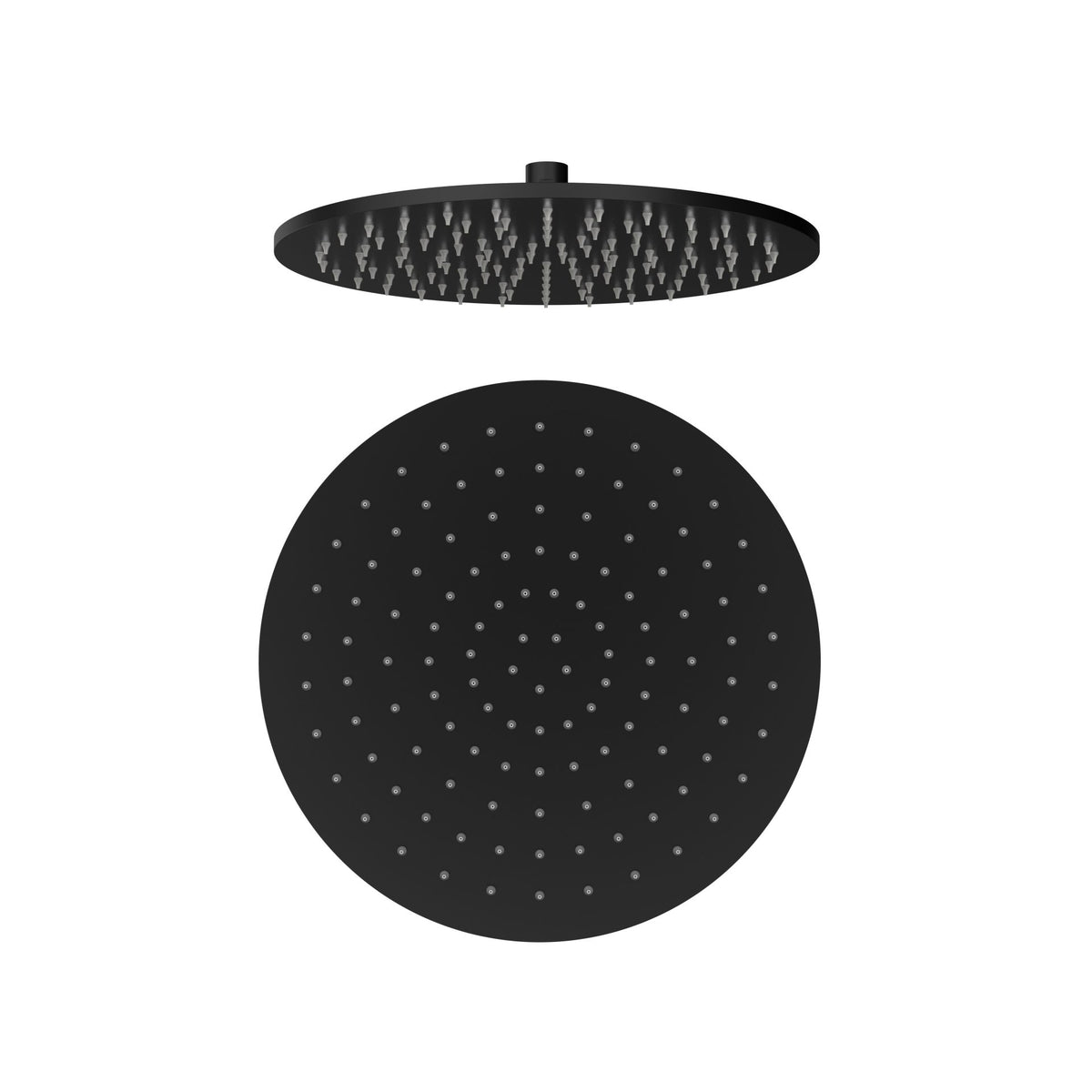 UNIFORMA HOOFDDOUCHE - ROND - 30 CM - MAT ZWART (PVD)