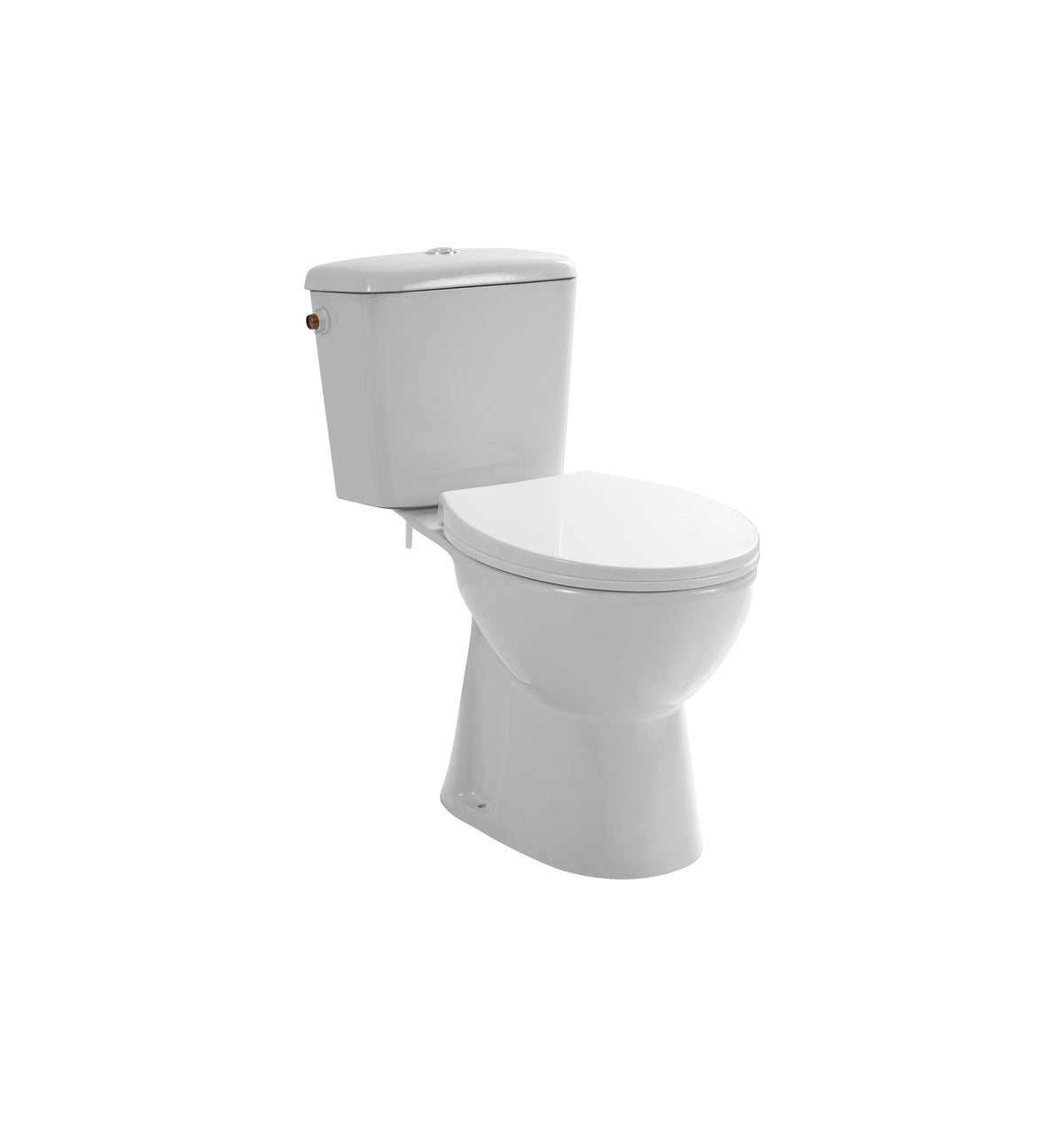 Aloni Pro Duoblok - Staand Toilet - Randloos - S-trap - Vloeruitlaat - Met Reservoir - Met Spoelmechanisme - Dubbele Spoelfunctie 4/6l - Met Zitting - Softclose - Quick Release - 39x73x67 Cm