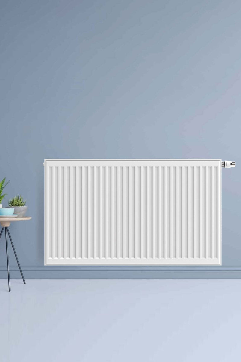 Hinata Ilda Paneelradiator - T22 - 6 Aansluitingen - 600x900mm - 1559w - Glanzend Wit