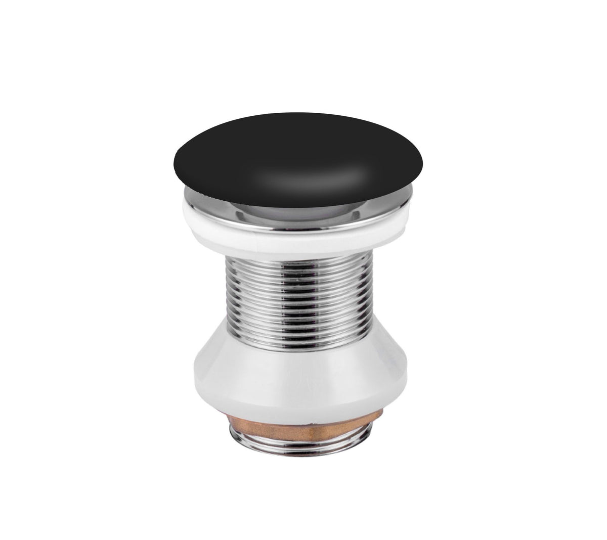 ALONI AFVOERPLUG - CLICK WASTE - KERAMIEK - 5/4" - MAT ZWART