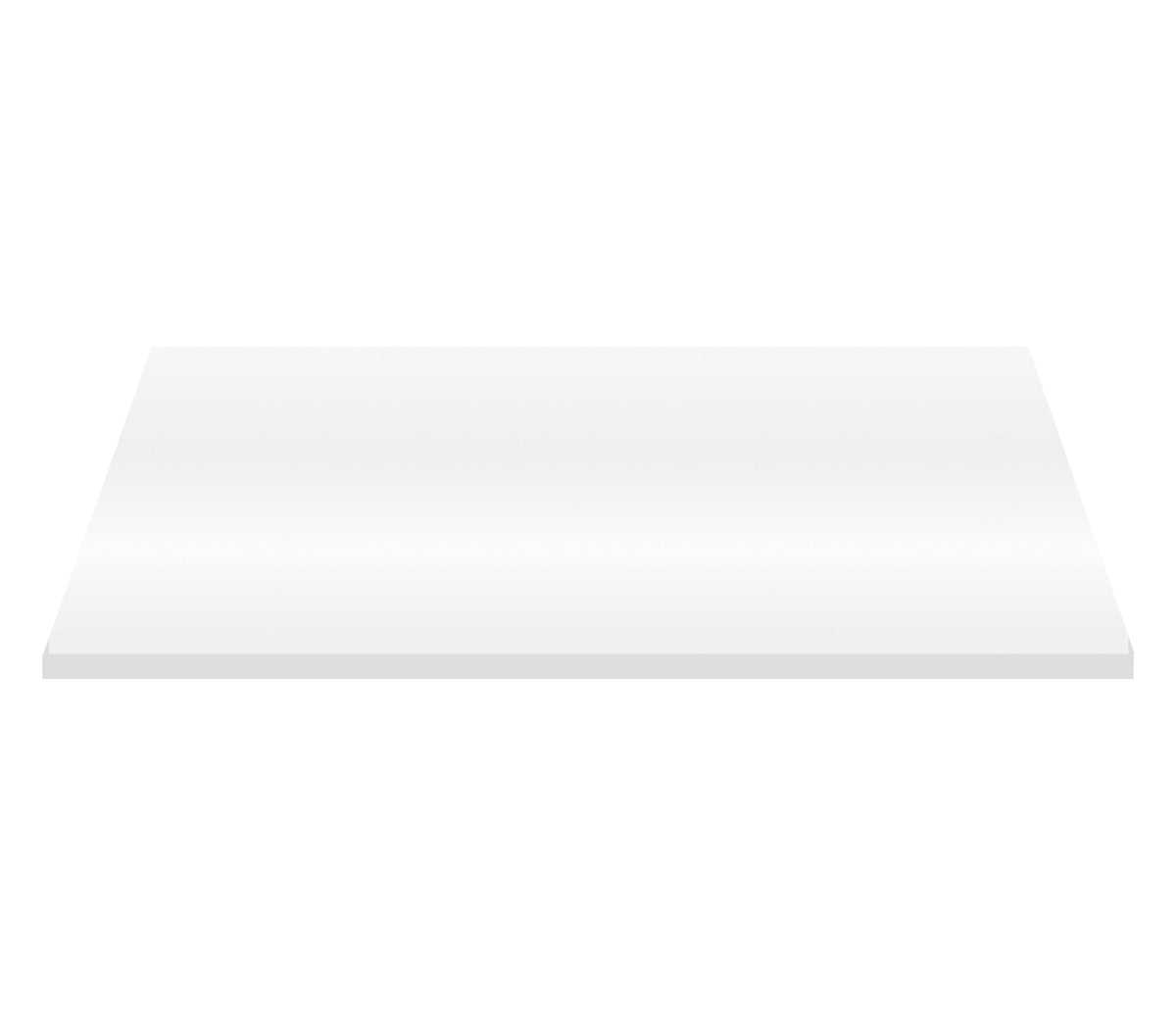 Aloni Wastafeltablet Mdf (96.4x45.5x2.6 Cm) - Glanzend Wit