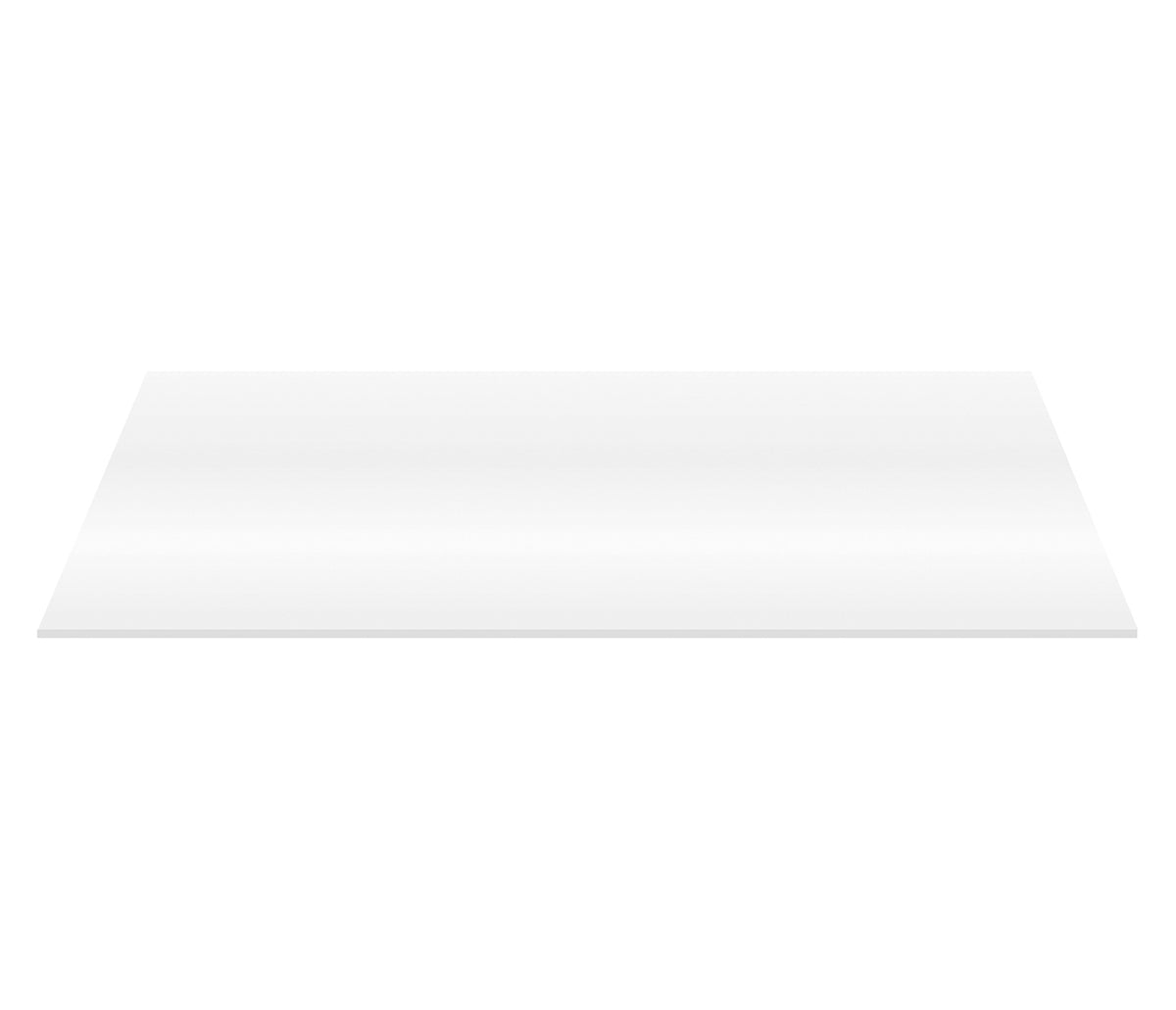 Aloni Wastafeltablet Mdf (118.4x45.5x2.6 Cm) - Glanzend Wit
