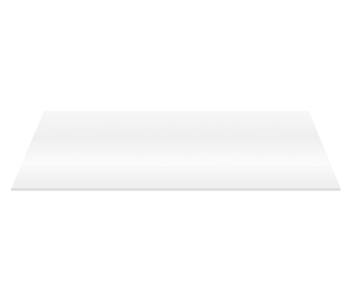 ALONI WASTAFELTABLET MDF (118.4X45.5X2.6 CM) - GLANZEND WIT