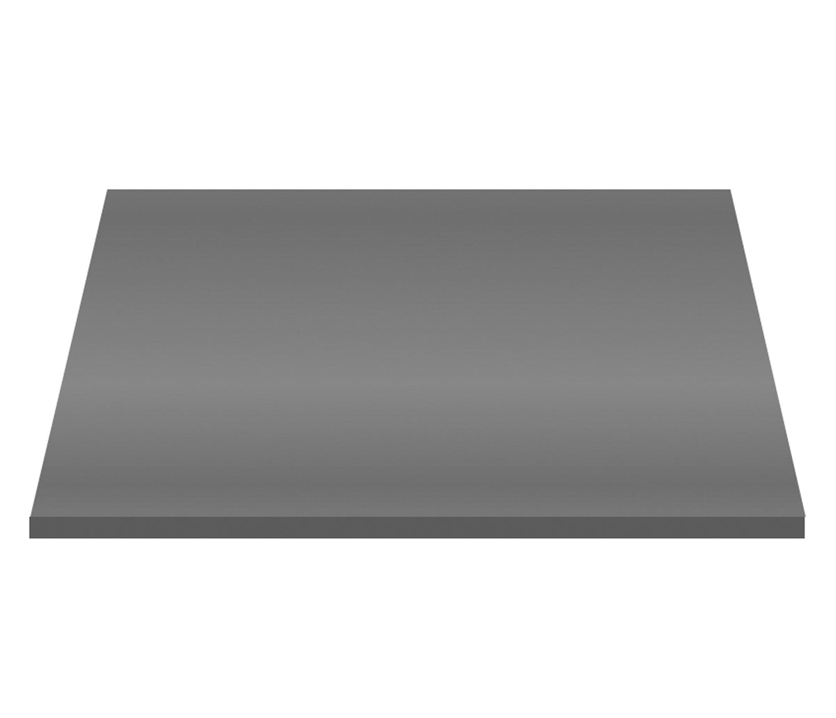 Aloni Wastafeltablet Mdf (56.4x45.5x2.6 Cm) - Glanzend Grijs