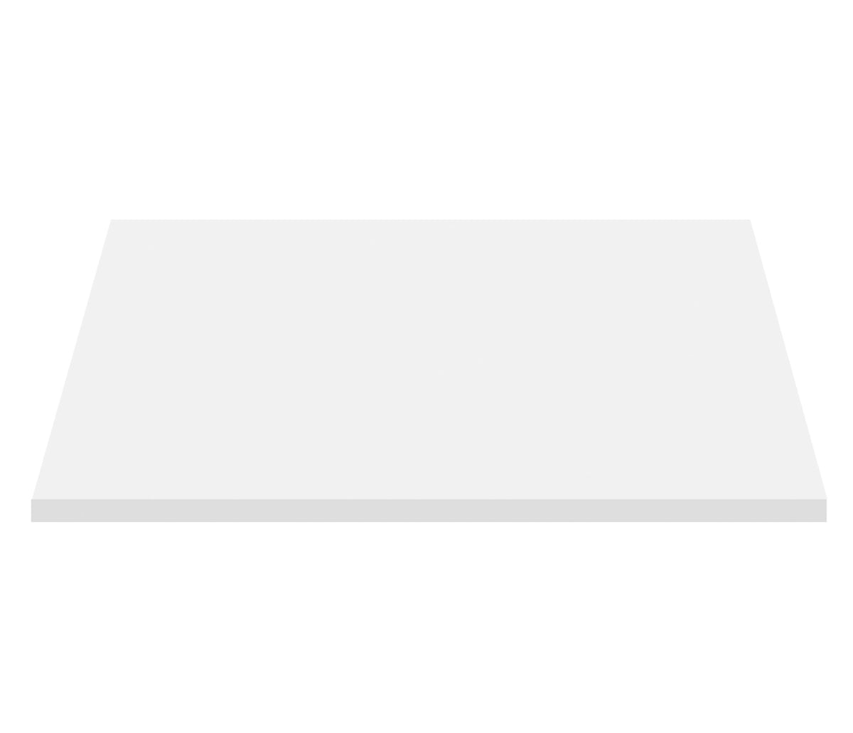 Aloni Wastafeltablet Mdf (76.4x45.5x2.6 Cm) - Mat Wit