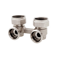 31534000-h Blok Muuraansl.315/tweeloops Voor Radiator 3/4eurokonus