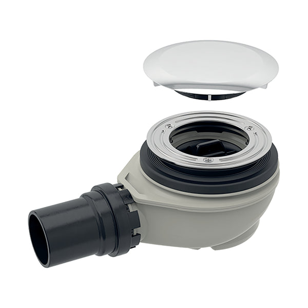 Geberit Douchebaksifon - Met Afdekplaatje - D90mm - Afvoer 50mm