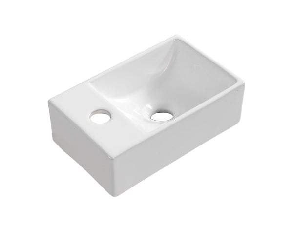 Aloni fonteinbakje 30,5cm glanzend wit