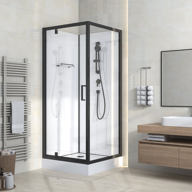Nukumo Regna Complete Douchecabine Met Draaideur - Omkeerbaar - 90x215x90 Cm