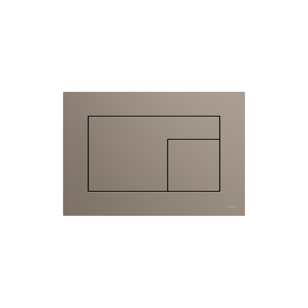 Tecevelvet Wc-bedieningsplaat Voor Duospoeltechniek, Beige
