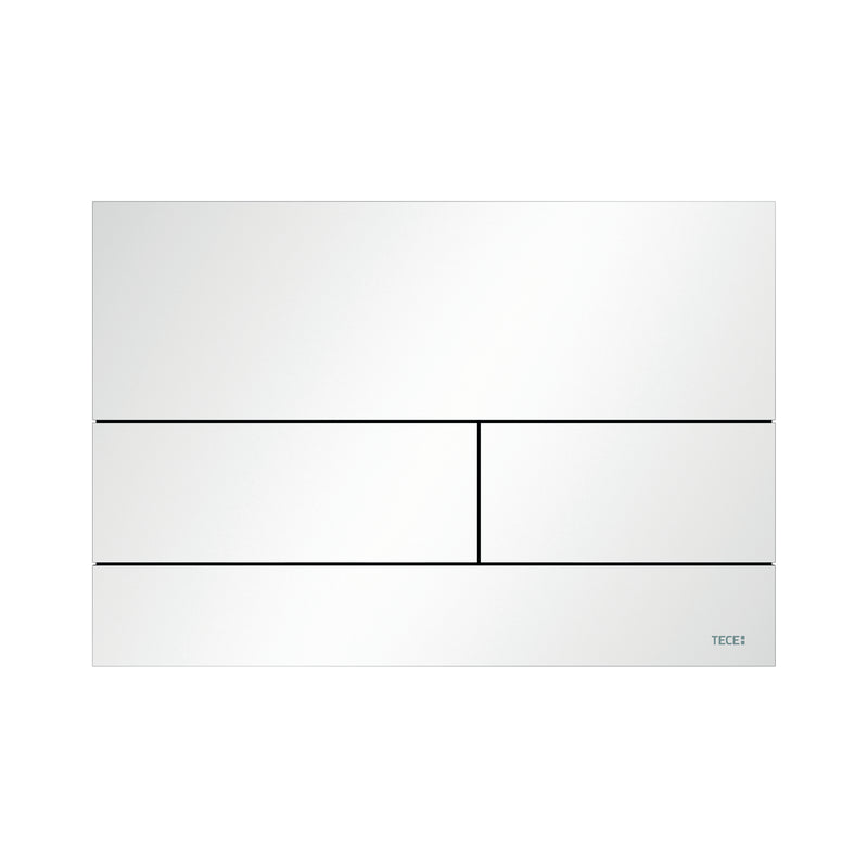 Renga Waku Ii Metaal Wc-bedieningsplaat Voor Duospoeltechniek - Mat Wit