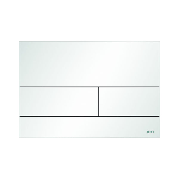 TECESQUARE II METAAL WC-BEDIENINGSPLAAT VOOR DUOSPOELTECHNIEK - MAT WIT
