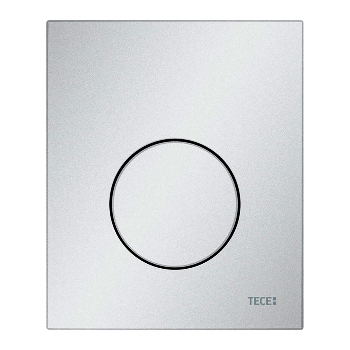TECELOOP URINOIR-BEDIENINGSPLAAT VAN KUNSTSTOF INCL. CARTOUCHE - MAT CHROOM