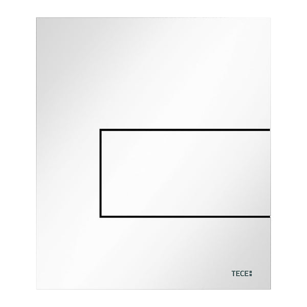 Tecesquare Urinoir-bedieningsplaat Van Metaal Incl. Cartouche - Glanzend Wit