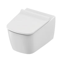 Hangtoilet - Met Slim Design Zitting - 54 Cm - Glanzend With