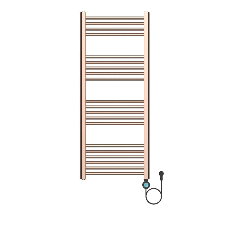 Hinata Gloda Elektrische Handdoekdroger - Met Digitale, Programeerbare Thermostaat - Smart Wifi - Aansluiting Rechts - 700w - 1200x500 Mm