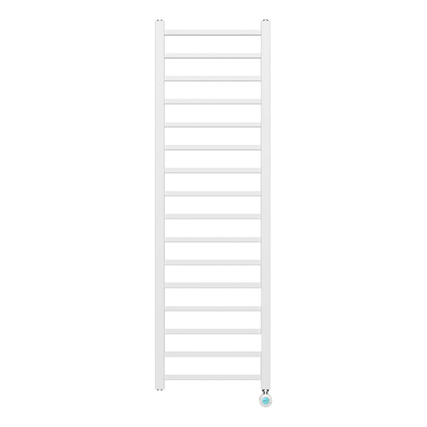 BELRAD ELEKTRISCHE HANDDOEKDROGER - MET DIGITALE, PROGRAMEERBARE THERMOSTAAT - AANSLUITING RECHTS - 551W - 1600X500 MM - WIT