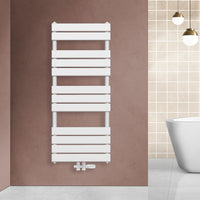 Handdoek Radiator Midden Aansluiting Wit 1600x600-908w